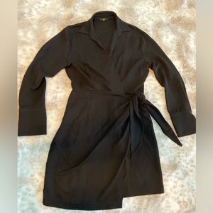 Mossimo Dutti Black Wrap Dress